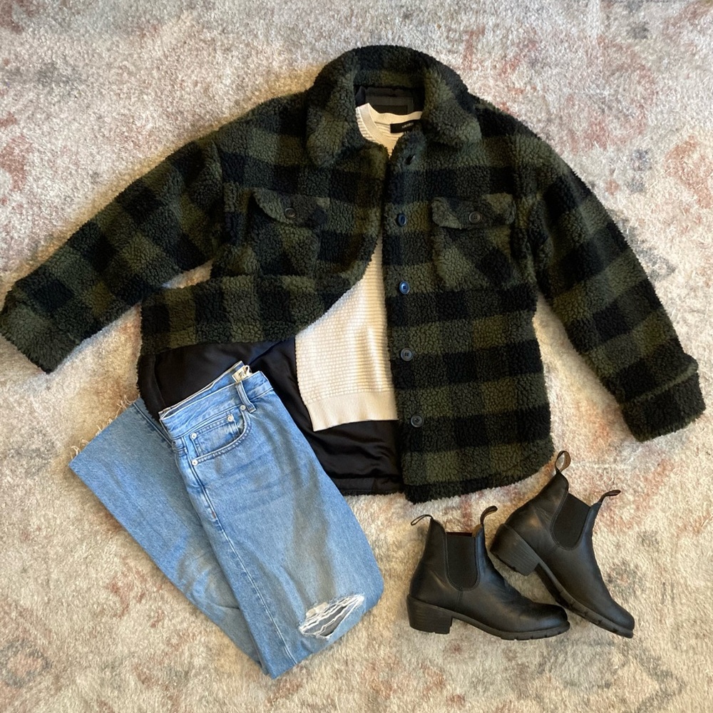 Lucky Brand Faux Sherpa Jacket